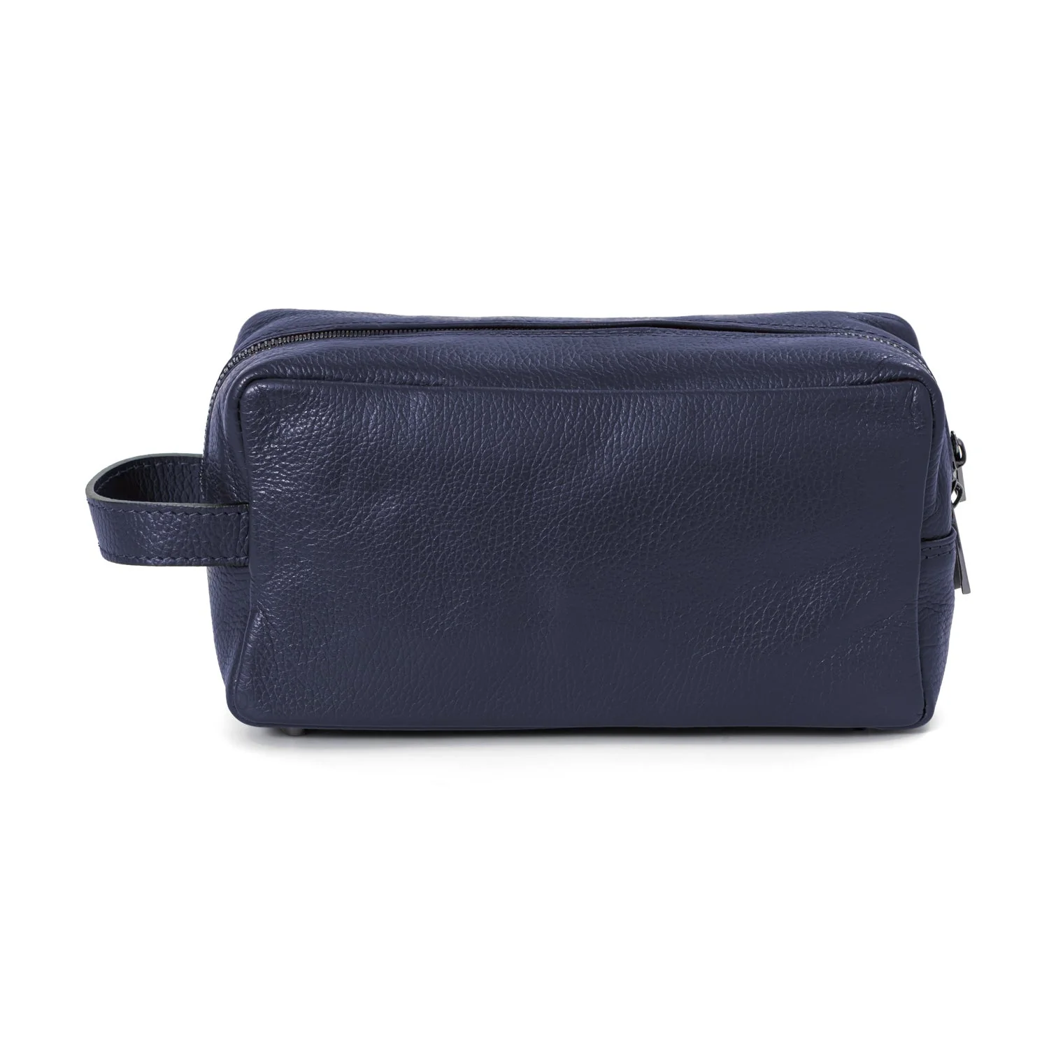 Neceser de piel Otto personalizado en color Azul marino